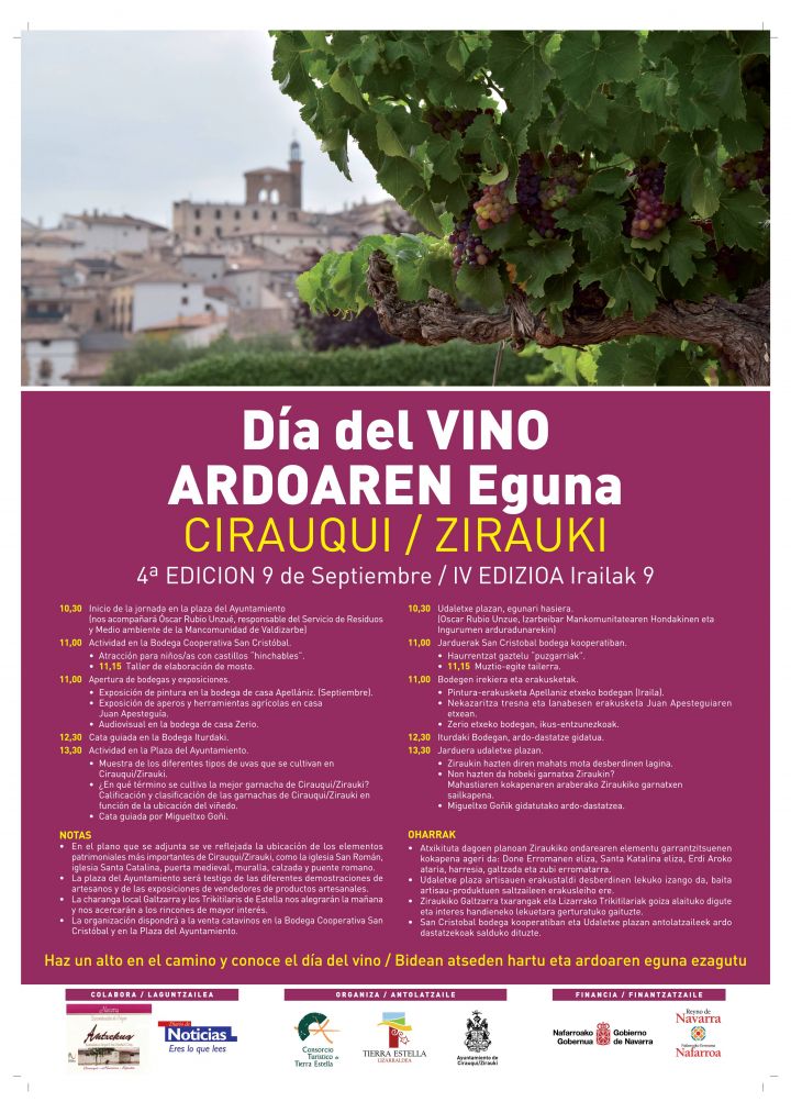 Cartel D�a del Vino de Cirauqui
